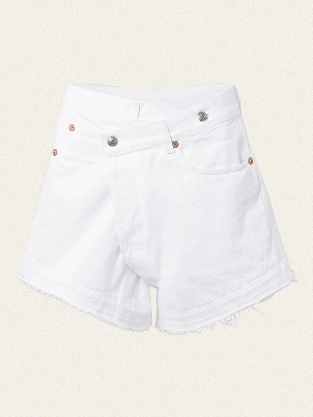 R13 Crossover Denim Short